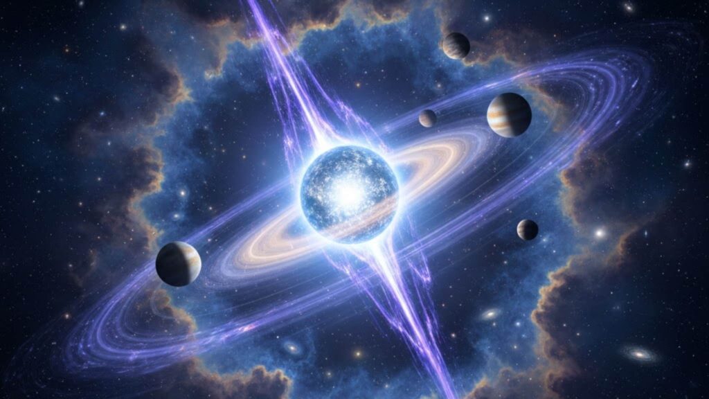 Estrelas jovens surpreendem com crescimento que favorece mundos colossais (Imagem: Gerada por IA/ Gemini)