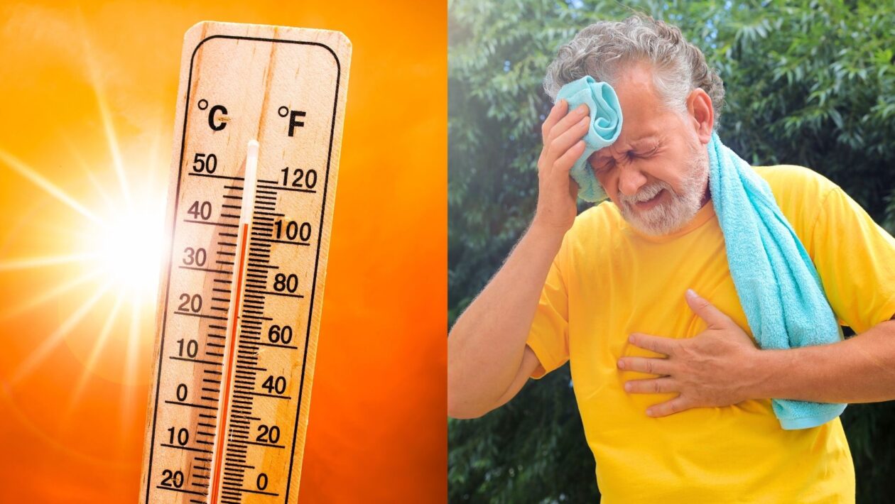 Insolação dispara com ondas de calor mais intensas. (Foto: Getty Images e Africa Images via Canva)