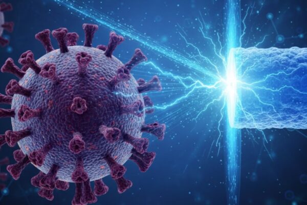 Inteligência artificial revela ponto fraco oculto dos vírus. (Foto: Fala Ciência via Gemini)