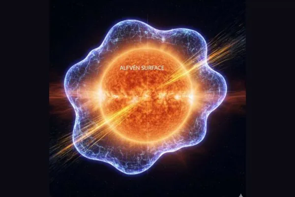 Primeiro mapa revela fronteira onde o vento solar escapa do Sol (Imagem: Gerada por IA/ Gemini)