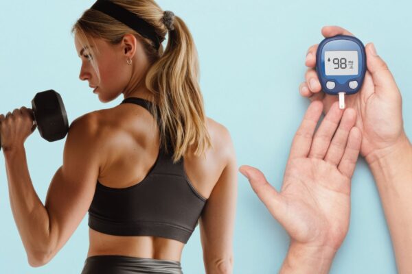 Força muscular reduz em até 44% o risco de diabetes tipo 2. (Foto: Anytka e Proxima Studio via Canva)