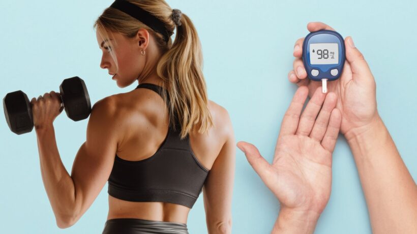 Força muscular reduz em até 44% o risco de diabetes tipo 2. (Foto: Anytka e Proxima Studio via Canva)