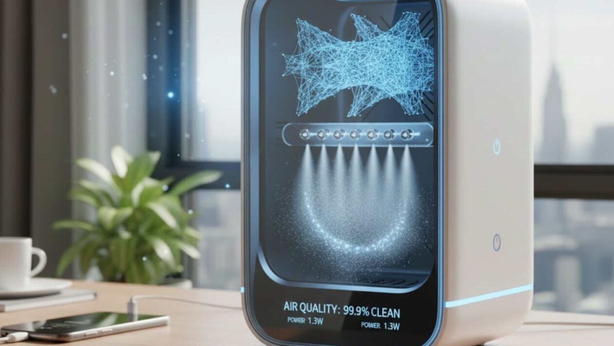 Nanogotas de água eliminam 99,9% da poeira ultrafina do ar (Imagem: Gerada por IA/ Gemini)