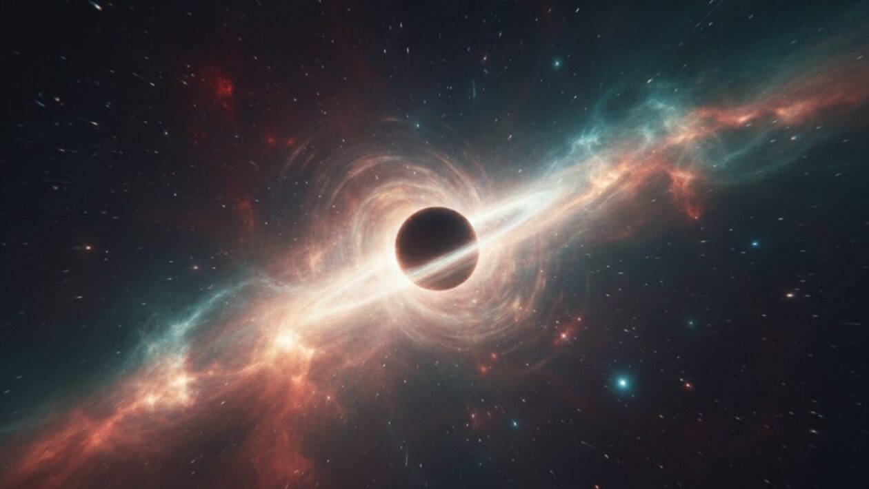 Onda gravitacional misteriosa pode revelar buracos negros primordiais. (Imagem: Gerada por IA/ Gemini)