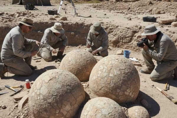 Ovos de dinossauro com 72 milhões de anos revelam segredos do Cretáceo (Imagem: Fala Ciência via Gemini)