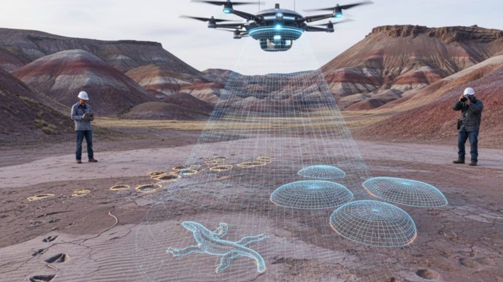 Imagem ilustrativa da tecnologia 3D utilizada no estudo. (Foto: Fala Ciência via Gemini)