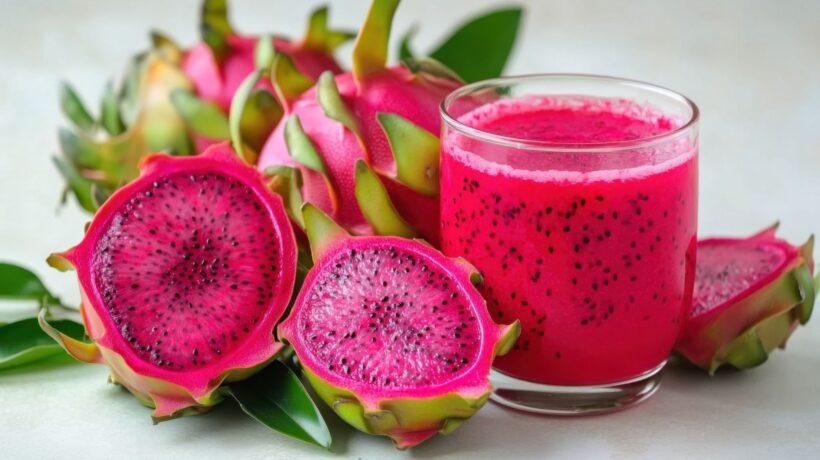 Pitaya no café da manhã nutre e hidrata o corpo. (Foto: NunDigital via Canva)
