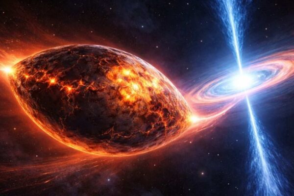 Planeta em forma de limão desafia tudo o que sabemos sobre exoplanetas (Imagem: Fala Ciência via Gemini)