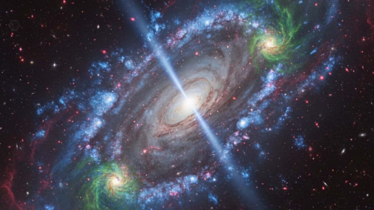 James Webb revela assinatura química rara de estrelas gigantes primitivas (Imagem: Gerada por IA/ Gemini)