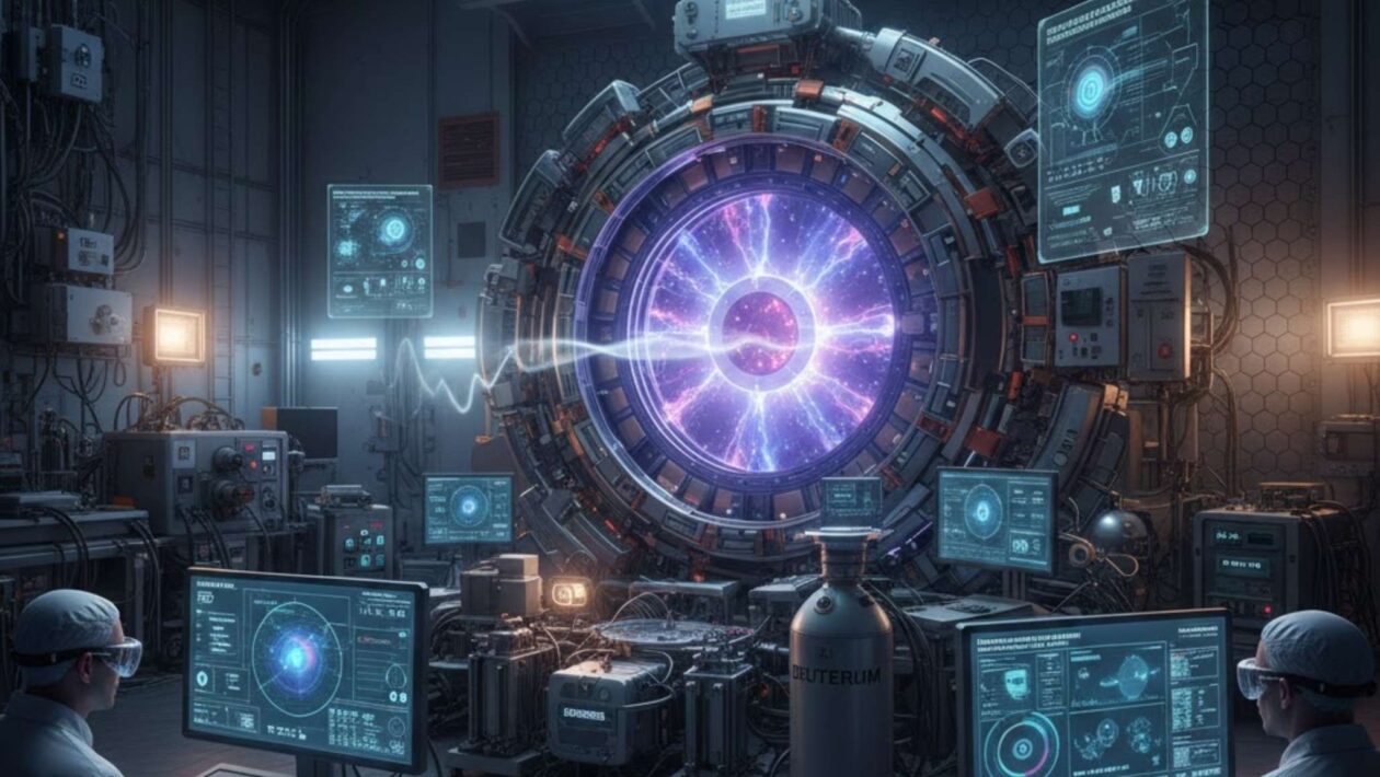 Cientistas avançam na produção de áxions para estudar matéria escura (Imagem: Fala Ciência via Gemini)