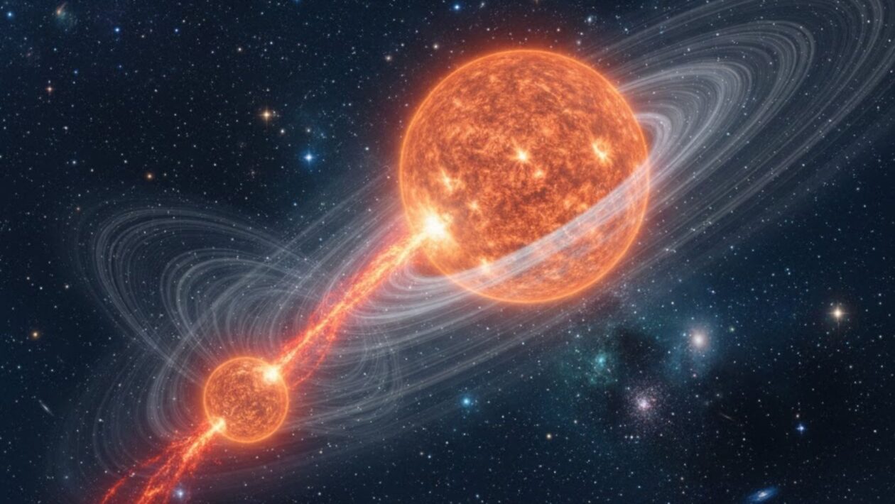 Estrelas em espiral revelam novos limites da gravidade no cosmos (Imagem: Gerada por IA/ Gemini)