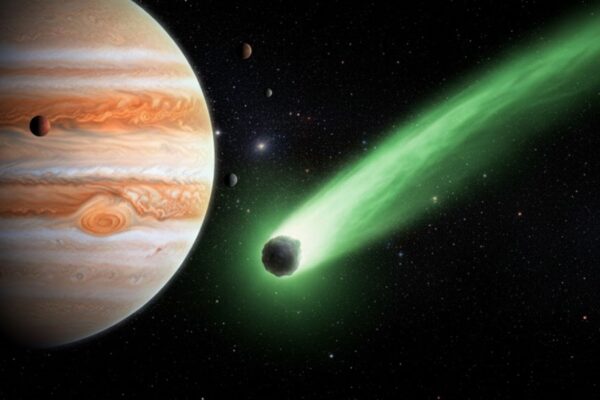 3I/ATLAS se aproxima de Júpiter com precisão inédita (Imagem: Gerada por IA/ Gemini)