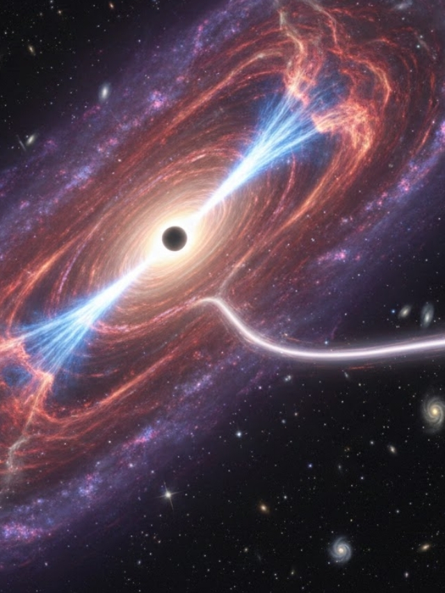 Buraco negro desperta após 100 milhões de anos!