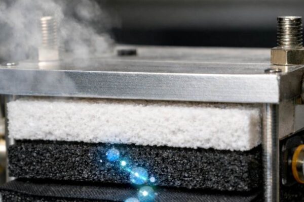 Eletrodo transforma CO₂ de gases de escape em ácido fórmico (Imagem: Fala Ciência via ChatGPT)