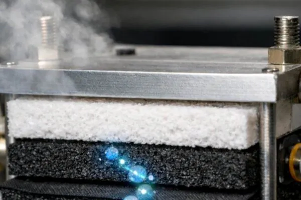 Eletrodo transforma CO₂ de gases de escape em ácido fórmico (Imagem: Fala Ciência via ChatGPT)