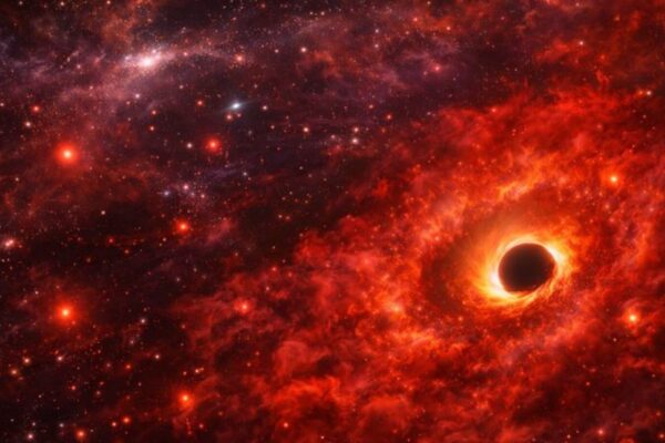 James Webb revela pistas do nascimento dos maiores buracos negros (Imagem: Fala Ciência via ChatGPT)