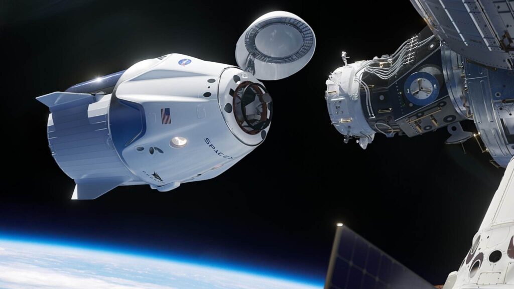NASA antecipa lançamento da Crew-12 para reforçar a ISS (Imagem: NASA/SpaceX)