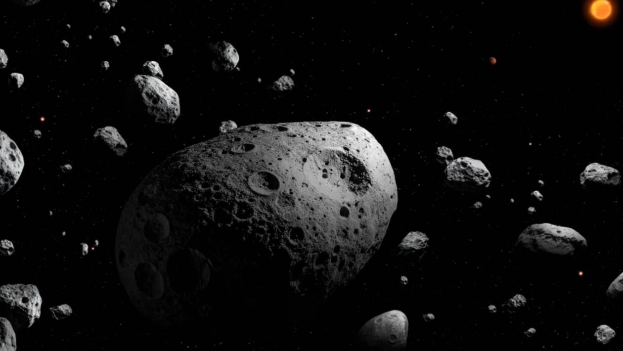 Asteroide gigante surpreende ao girar mais rápido que o esperado (Imagem: NSF–DOE Vera C. Rubin Observatory/NOIRLab/SLAC/AURA/P. Marenfeld)