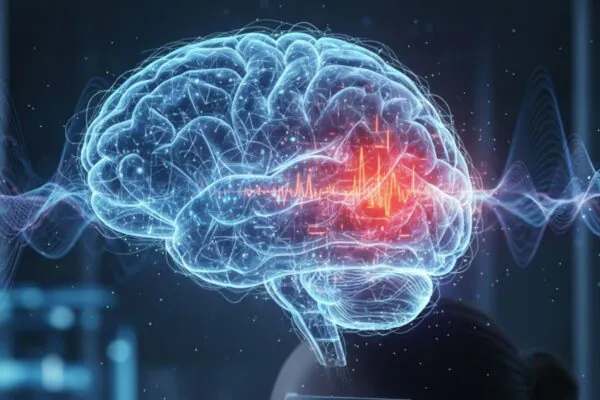 Sinal cerebral pode indicar Alzheimer anos antes. (Foto: Fala Ciência via Gemini)