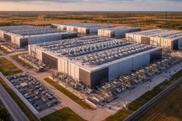 Parceria bilionária acelera a infraestrutura global de inteligência artificial (Imagem: Fala Ciência via ChatGPT)