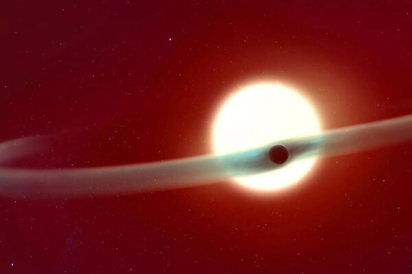 James Webb flagra exoplaneta perdendo sua atmosfera em tempo real (Imagem: Benoit Gougeon, Universidade de Montreal via Canva)