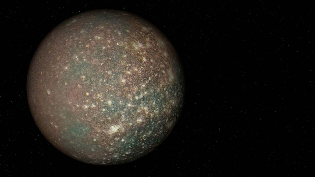 Calisto, lua de Júpiter, pode abrigar oceano subterrâneo (Imagem: Getty Images via Canva)