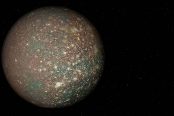 Calisto, lua de Júpiter, pode abrigar oceano subterrâneo (Imagem: Getty Images via Canva)