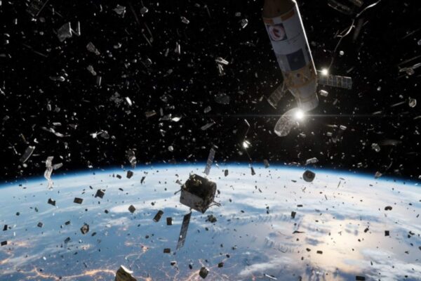 Sismógrafos podem rastrear detritos espaciais em tempo quase real (Imagem: Fala Ciência via Gemini)