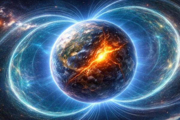 Superterras podem gerar campos magnéticos poderosos e abrigar vida (Imagem: Fala Ciência via ChatGPT)