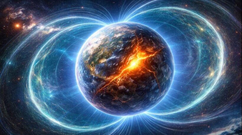 Superterras podem gerar campos magnéticos poderosos e abrigar vida (Imagem: Fala Ciência via ChatGPT)
