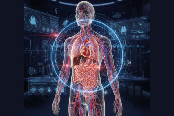 Novo exame 3D mostra tecidos e vasos em cores. (Foto: Fala Ciência via Gemini)