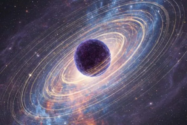 Núcleo superdenso de matéria escura pode ocupar o centro da galáxia (Imagem: Valentina Crespi et al./ CC BY 4.0)