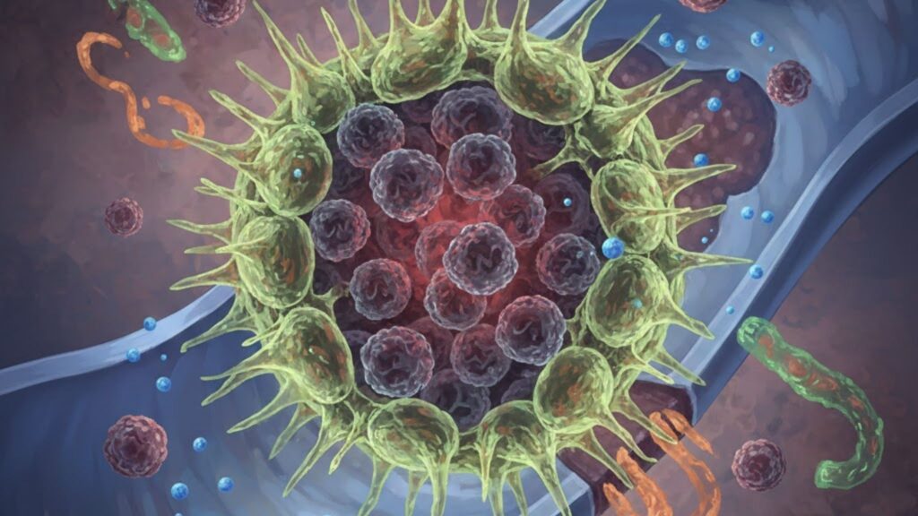 Câncer de ovário usa células do corpo para se espalhar. (Foto: Fala Ciência via Gemini)