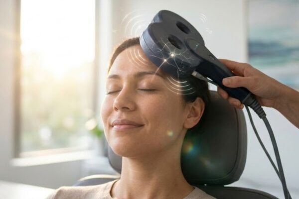 Tratamento intensivo usa estímulos magnéticos por 5 dias. (Foto: Fala Ciência via Gemini)