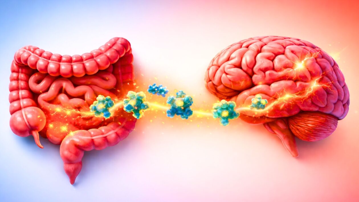 Proteína Reelin atua na saúde intestinal e cerebral. (Foto: Fala Ciência via ChatGPT)