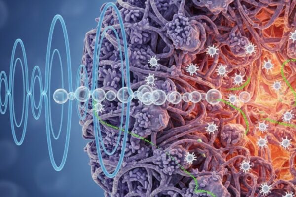 Nova técnica reduz a rigidez de tumores sólidos. (Foto: Fala Ciência via Gemini)