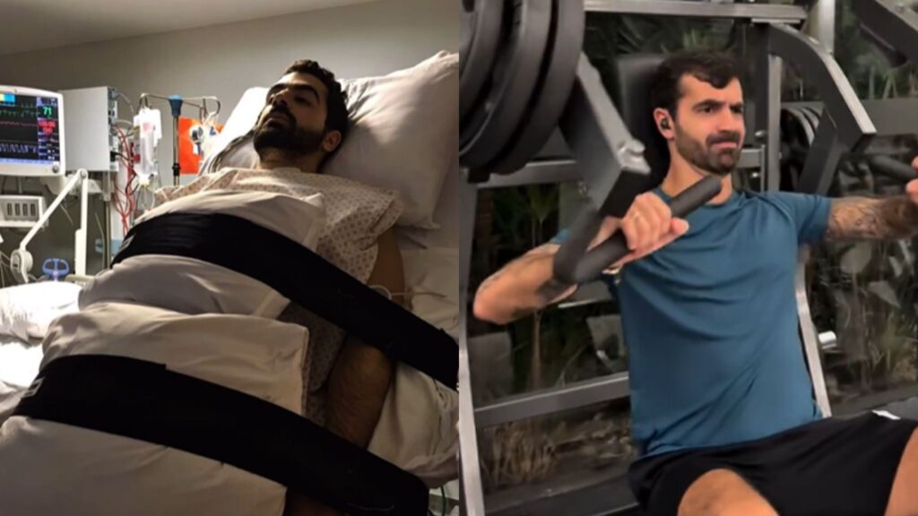 Bruno Drummond de Freitas é o Paciente 01 da polilaminina. (Foto: Reprodução / Instagram)