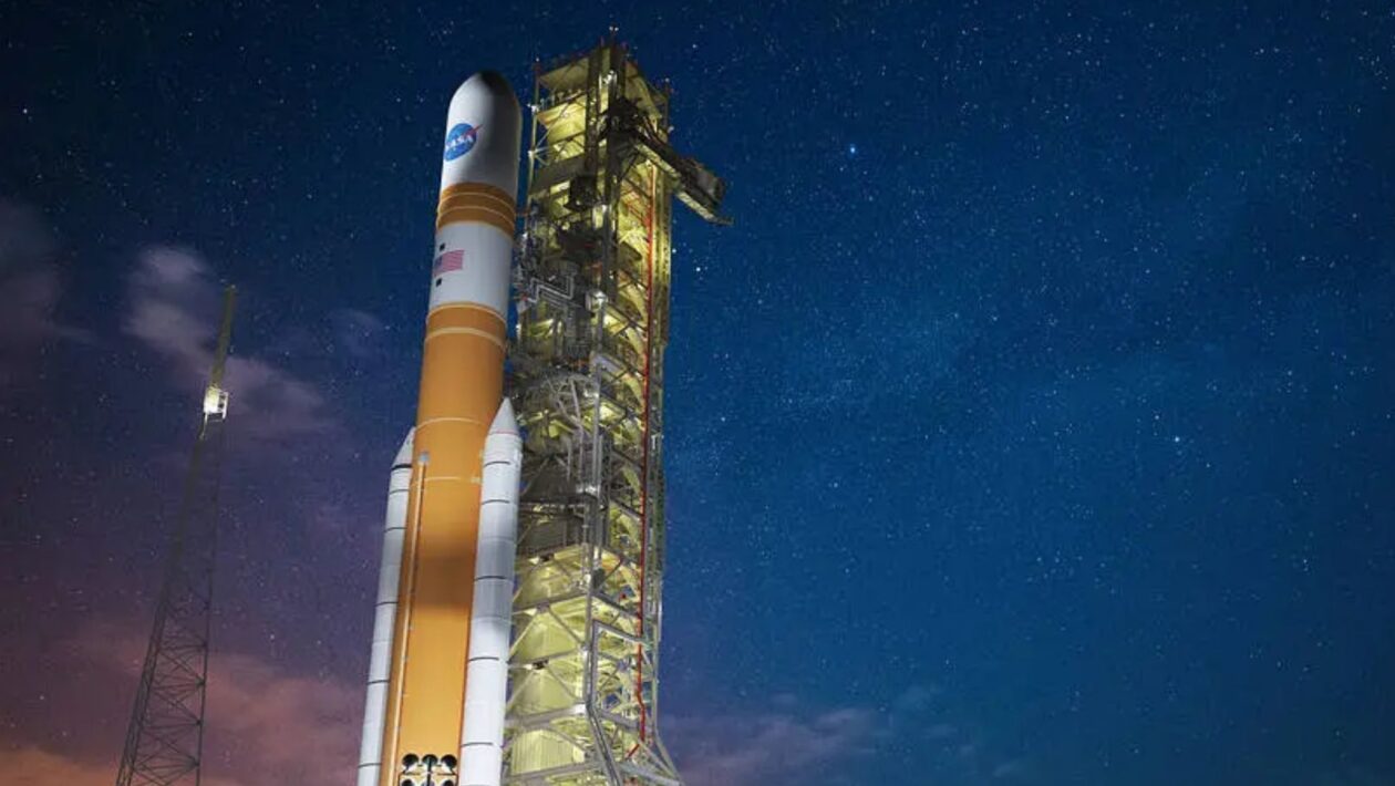 Artemis 2 é adiada após falhas técnicas no foguete SLS (Imagem: NASA)
