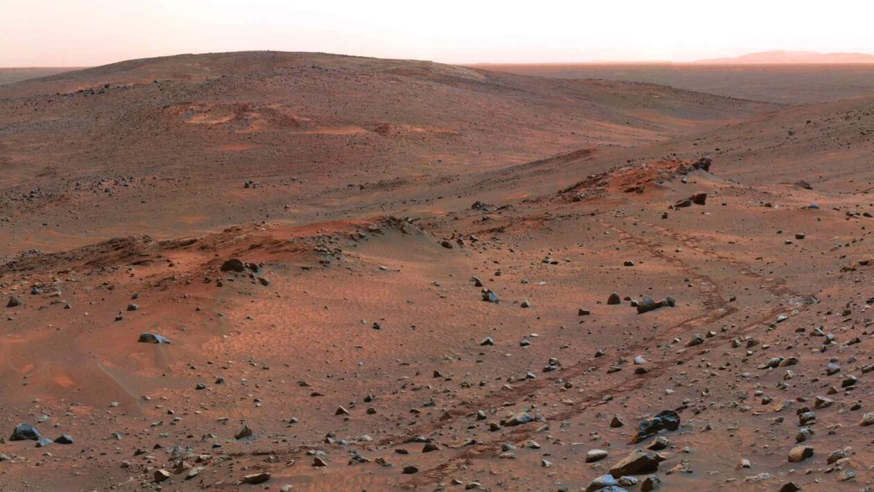 Bactérias podem transformar solo de Marte em material de construção (Imagem: NASA/JPL)