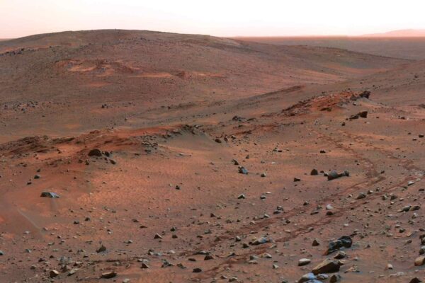 Bactérias podem transformar solo de Marte em material de construção (Imagem: NASA/JPL)