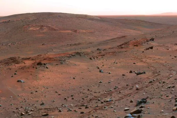 Bactérias podem transformar solo de Marte em material de construção (Imagem: NASA/JPL)