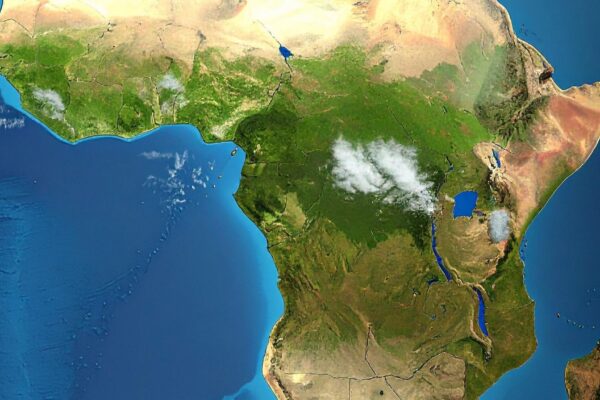 Continente africano se rompe lentamente sob calor extremo (Imagem: TrueCreatives via Canva)