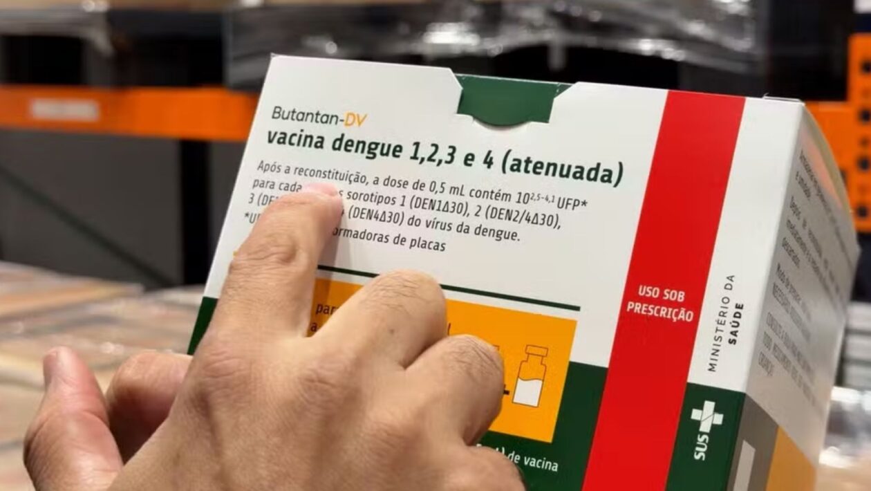 Butantan-DV: vacina nacional de dose única contra dengue. (Foto: Reprodução)