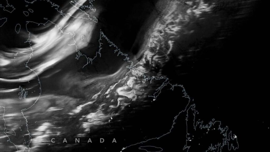 Clarão no céu revela força da interação entre Sol e Terra (Imagem: NASA)