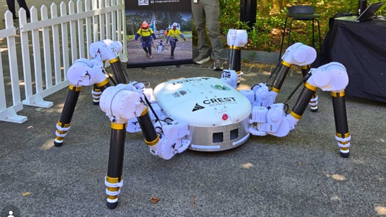 Robô usa impressão 3D para construir casas sustentáveis em apenas 24 horas (Imagem: Crest Robotics/ Divulgação)