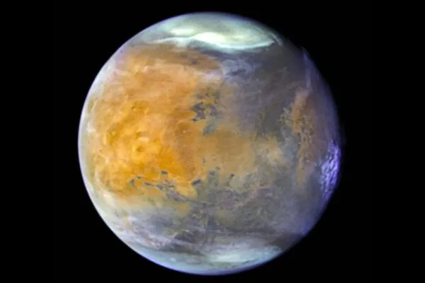 Tempestades em Marte podem estar expulsando água para o espaço (Imagem: NASA, ESA, STScI)