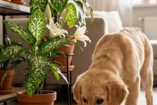 plantas perigosas para cachorros