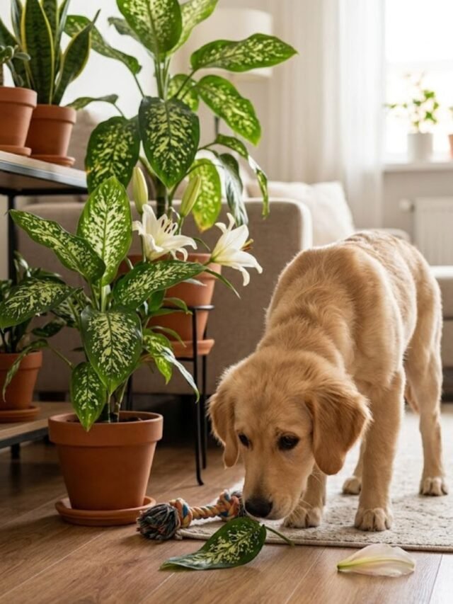 Plantas perigosas para cachorros