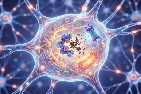 Cérebro tem "equipe de limpeza" natural contra o Alzheimer. (Foto: Fala Ciência via Gemini)