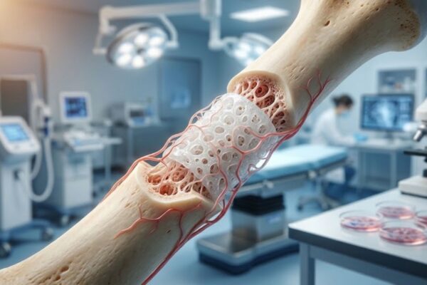 Enxerto de cartilagem acelera reparo de ossos danificados. (Foto: Fala Ciência via Gemini)